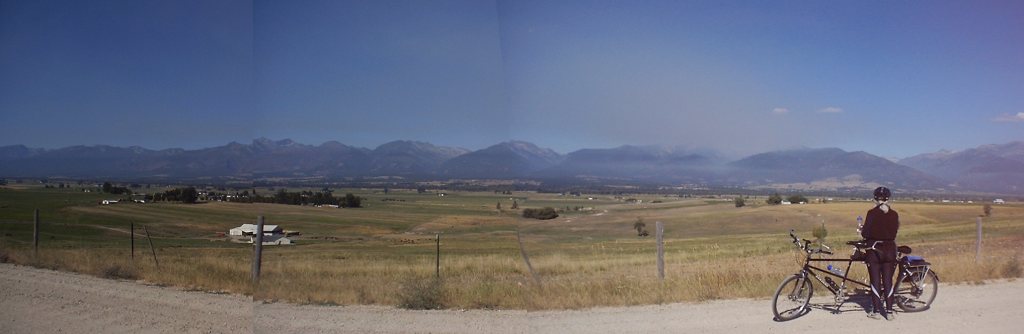 Bitterroot Range, east of Victor, MT, site of 2006 Gash Creek fire