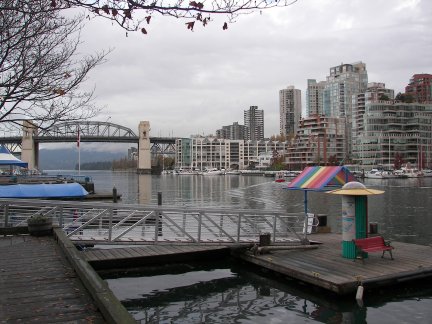 Burrard Bridge,
from Granville Island